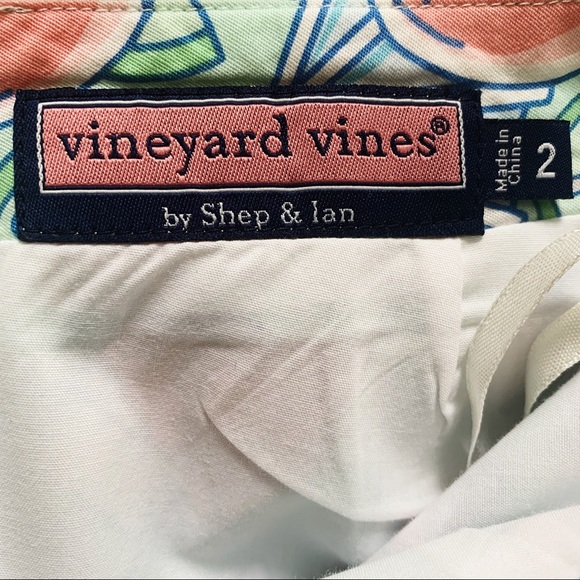 Vineyard Vines Pink Lemonade Skirt Size 2 - Picture 3 of 4